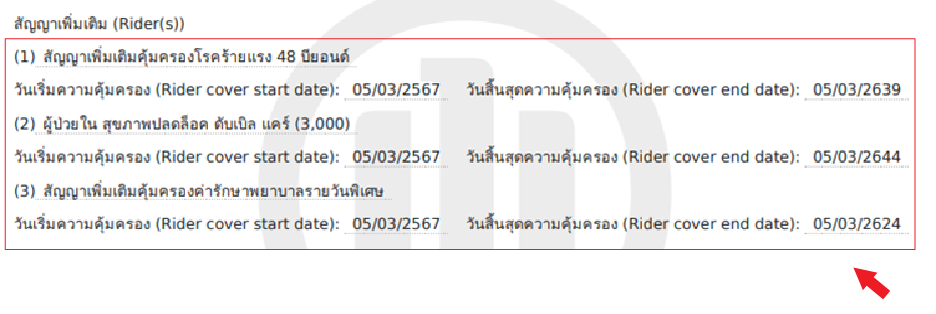 รีวิวกรมธรรม์